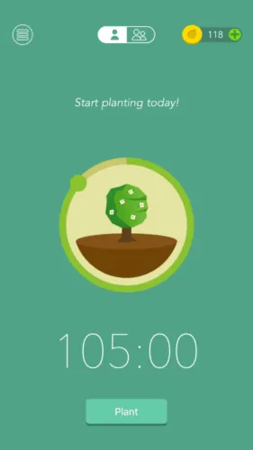 Forest Timer Interface