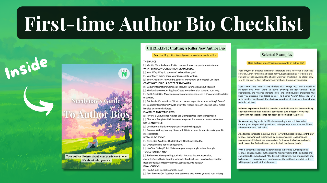 How to Write an Author Bio That Sells Books [25 Examples + Checklist]