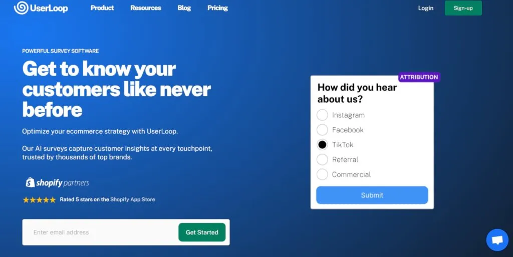 userloop homepage