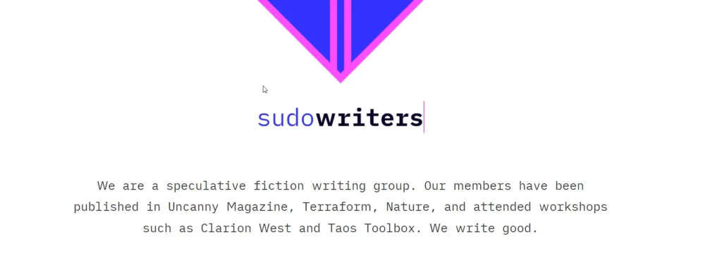 Sudowriters group