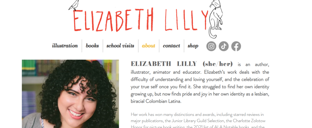 Elizabeth-lily's author bio