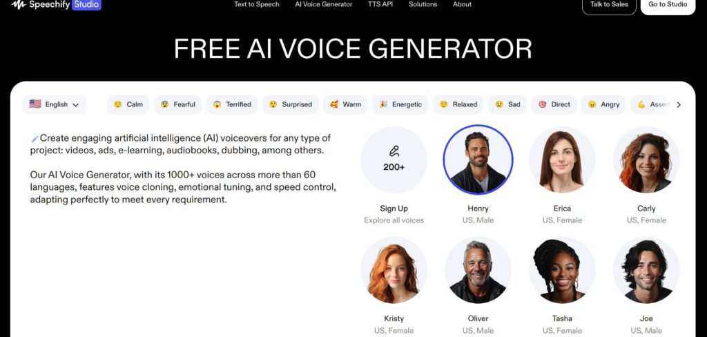 Speechify ai voice gen