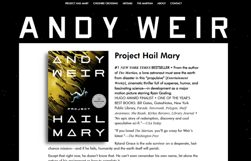 Andy-weir-website-example