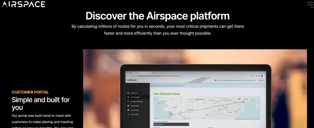 Airspace homepage